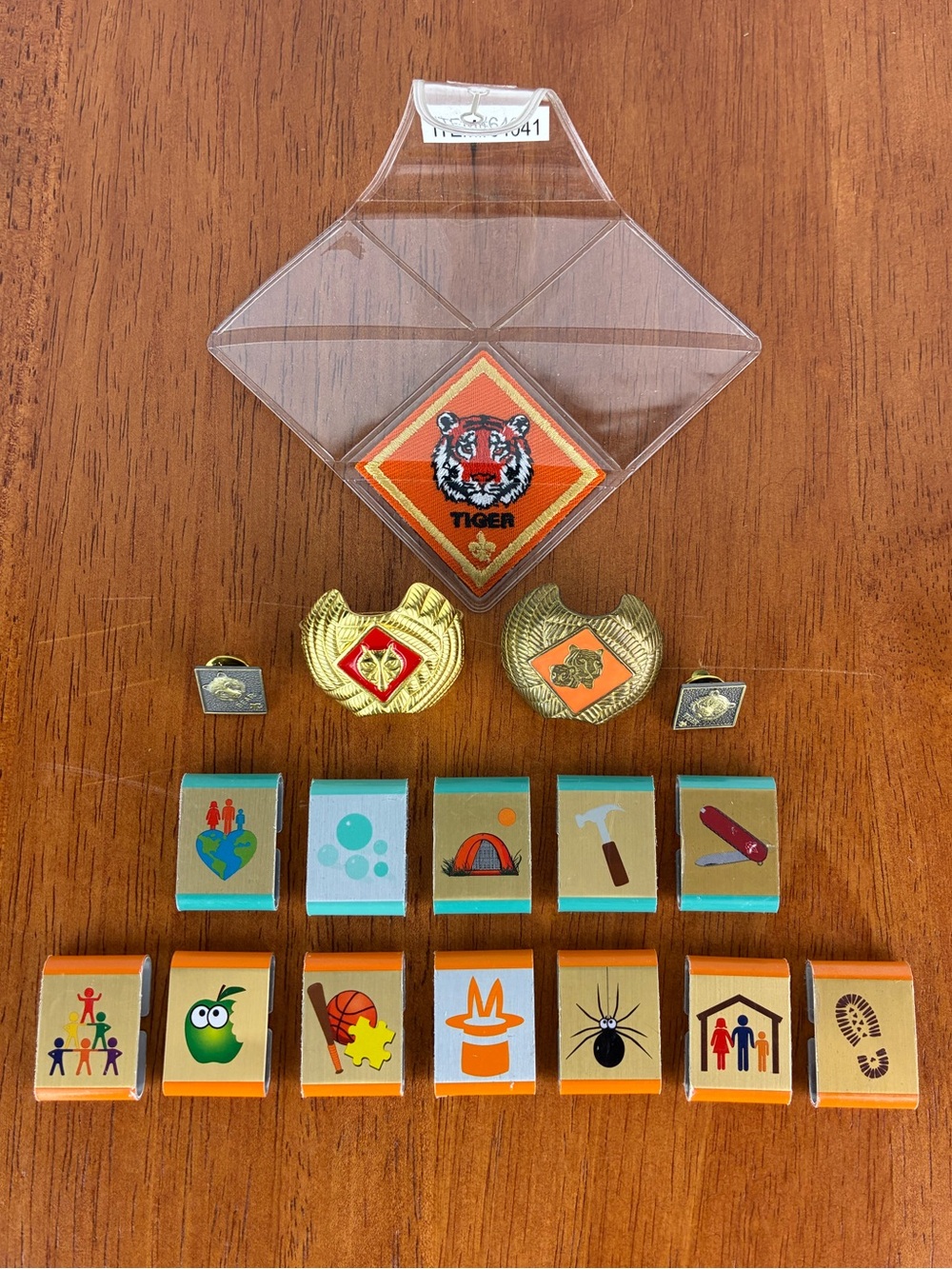 Lot Of 12 Boy Scout Belt Loop Metal Merit Award Achievement Badges neckerchief
